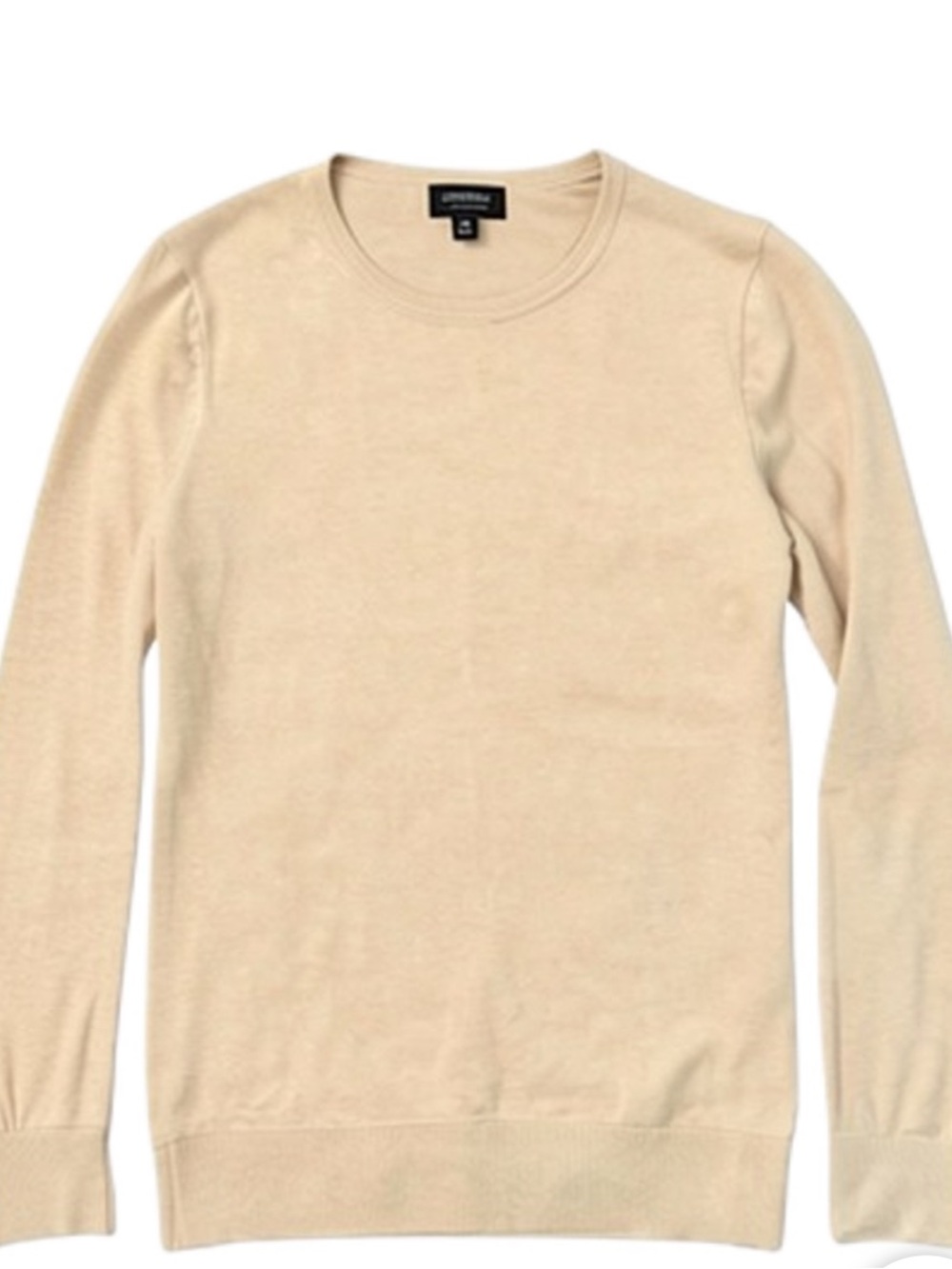 Banana Republic women’s Crewneck Sweater in Cream. Forever sweater XS